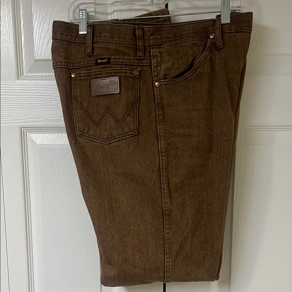 Wrangler Chocolate Brown Denim Jeans